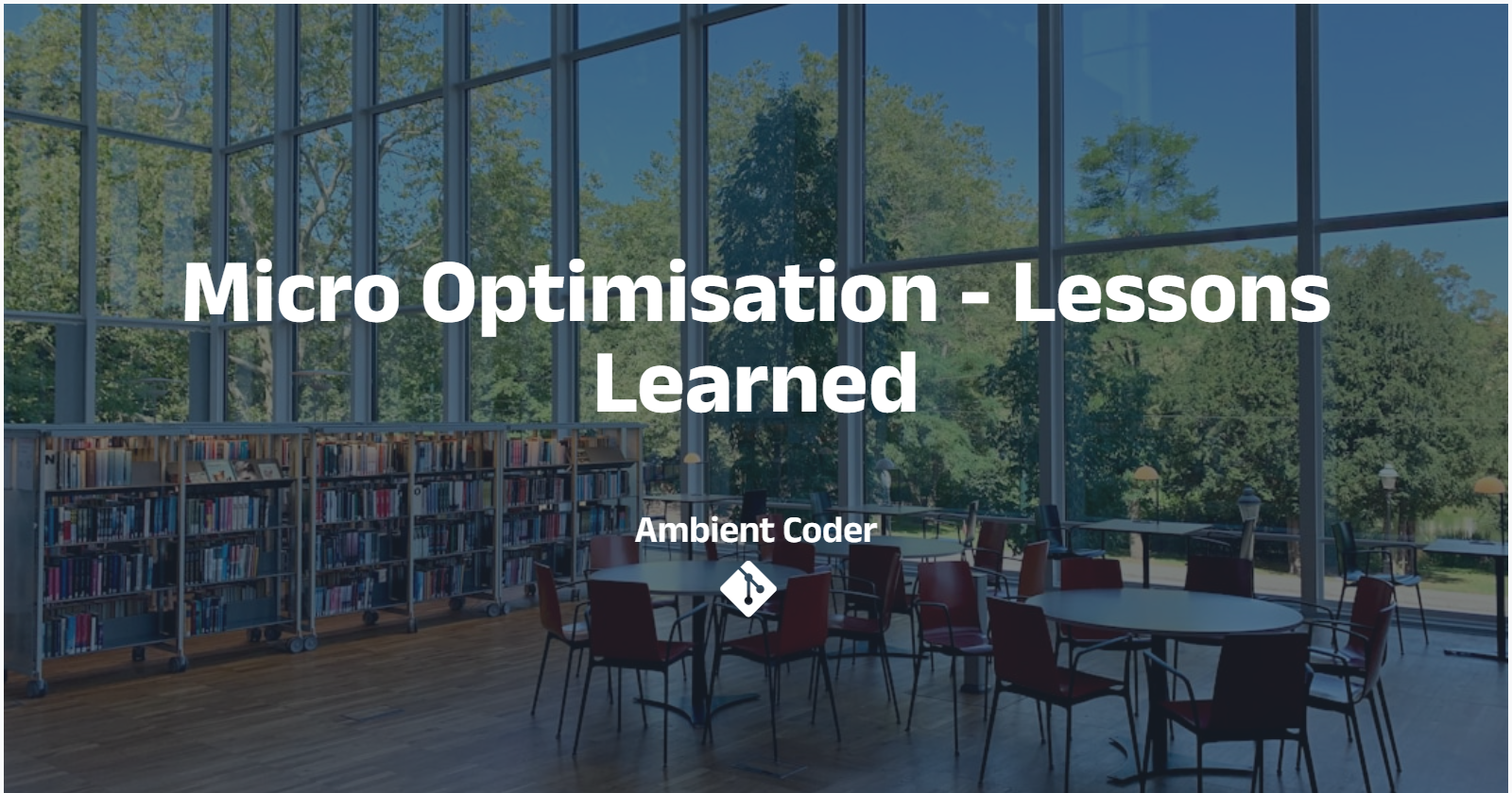 Micro Optimisation - Lessons Learned